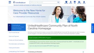 UnitedHealthcare Community Plan of North Carolina Homepage ...