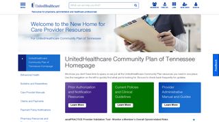 UnitedHealthcare Community Plan of Tennessee Homepage ...