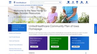 UnitedHealthcare Community Plan of Iowa Homepage | UHCprovider ...