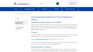 Report Fraud | UnitedHealthcare