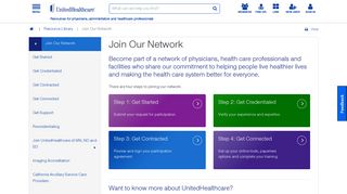 Join Our Network | UHCprovider.com