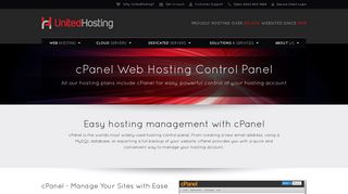 cPanel Web Hosting Control Panel | UnitedHosting