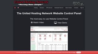 Website Control Panel - United Hosting Network