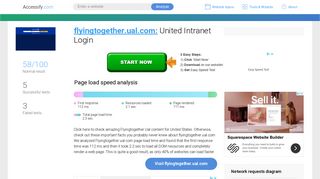 Access flyingtogether.ual.com. United Intranet Login