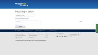 MileagePlus Login | United Airlines