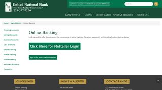 Online Banking | United National Bank