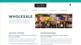 Wholesale Info | modafabrics.com