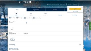 United Airlines - Airline Tickets, Travel Deals and Flights
