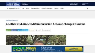 United SA Federal Credit Union changes its name to United Texas ...