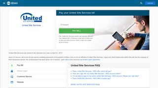 United Site Services: Login, Bill Pay, Customer Service and Care Sign-In