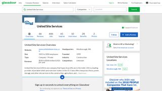 Working at United Site Services | Glassdoor