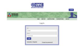 Login - United War Vets Council - uwvcpickup.org