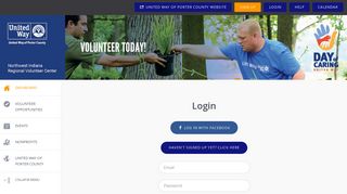 Login | United Way Regional Volunteer Center