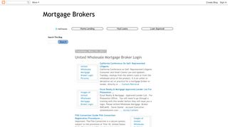 Mortgage Brokers: United Wholesale Mortgage Broker Login