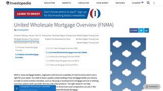 United Wholesale Mortgage Overview (FNMA) - A Guide to Buying a ...