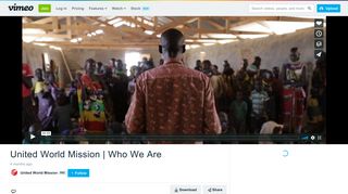 United World Mission | Who We Are on Vimeo