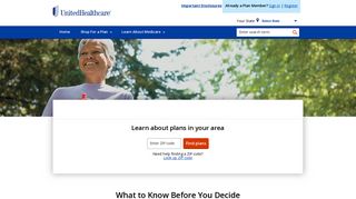 Medicare Coverage Options from UnitedHealthcare®