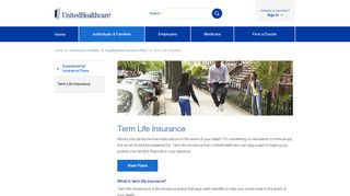 Term Life Insurance | UnitedHealthcare