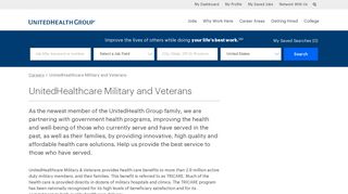 UnitedHealthcare Military and Veterans - Careers at UnitedHealth Group