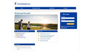 All Savers Provider Website
