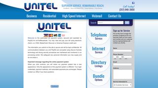 High Speed Internet in Albion, Dixmont, Newburgh, Thorndike ... - Unitel