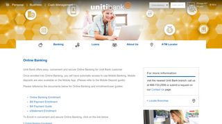 Online Banking - Uniti Bank – For All Your Banking Needs