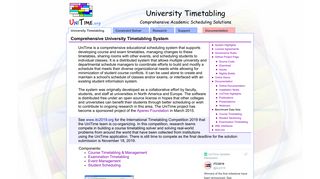 University Timetabling: UniTime