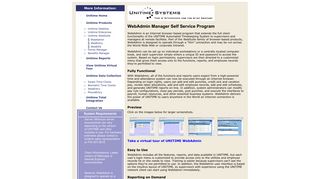 Unitime Systems - WebAdmin - Web-based Software for Time and ...