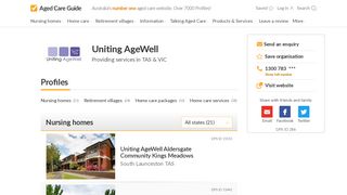 Uniting AgeWell - Nursing homes and more - Aged Care Guide