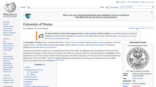University of Trento - Wikipedia