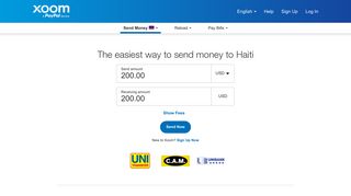 Send Money to Haiti - Transfer money online safely and ... - Xoom