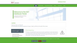 DST Distributor Portal - Home
