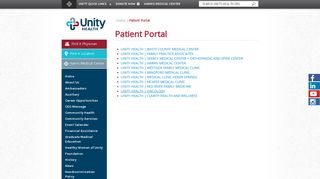Patient Portal | Unity Health