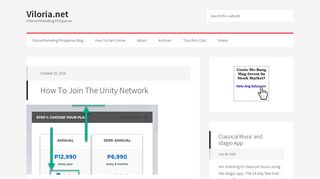 How To Join The Unity Network - Online Marketing Philippines