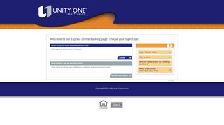 Exit the Demo - Unity One CU Express Online Banking