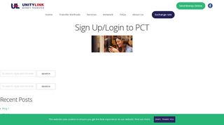 Sign Up/Login to PCT : UnityLink – Financial Services
