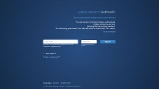 united-domains Webmailer