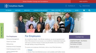 For Employees | UnityPoint Health - Des Moines