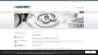 Private Area - UNIVER GROUP | OFFICIAL WEB SITE