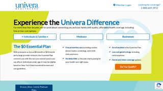 Univera Healthcare Health Insurance Plans