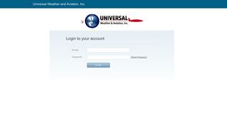 Universal Weather and Aviation, Inc.: Login