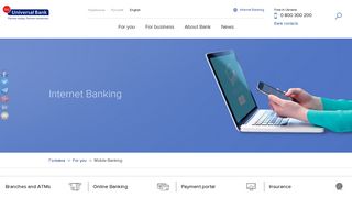 Internet Banking - Universal Bank