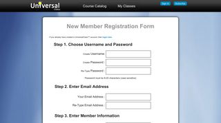 UniversalClass™ Member Services
