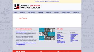 Universal Family of Schools | For Parents