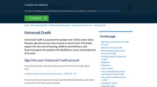 Universal Credit | nidirect
