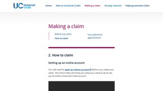 Understanding Universal Credit - How to claim
