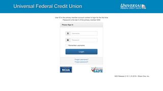 Universal Federal Credit Union: Welcome!