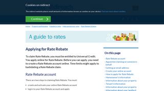 Applying for Rate Rebate | nidirect