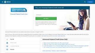 Universal Federal Credit Union: Login, Bill Pay, Customer Service and ...