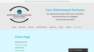 Client Page | Universal Financial Strategies